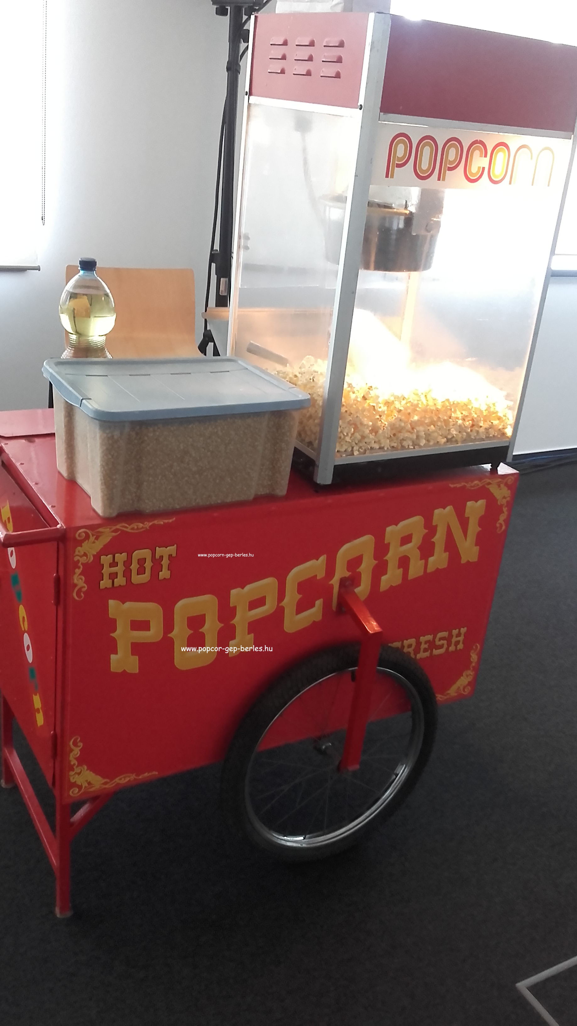 popcorn gép bérlés